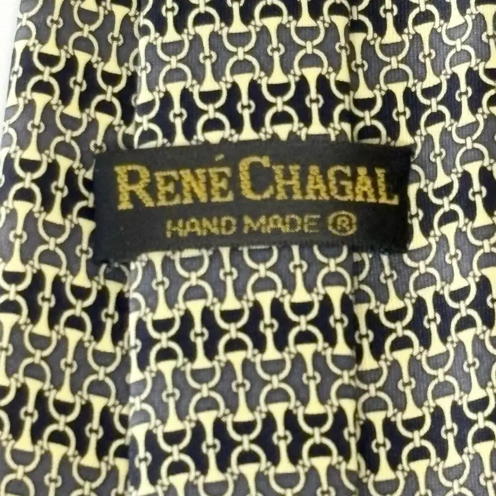 René Chagal Vintage Silk Necktie Set of 2